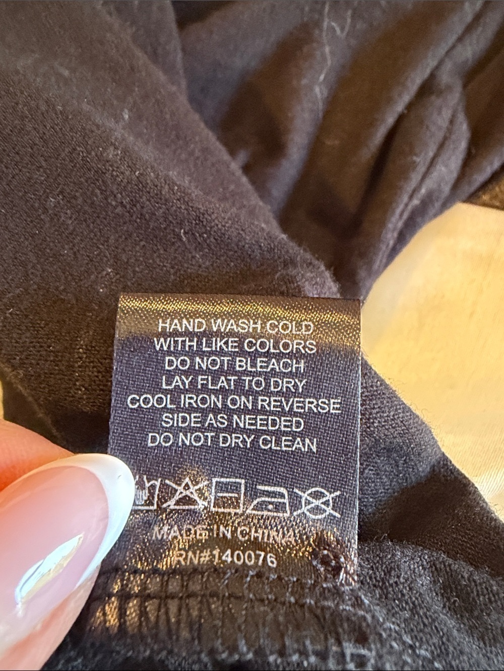 Generation Love Black Top w Beaded Neck Size XS - Picture 8 of 8